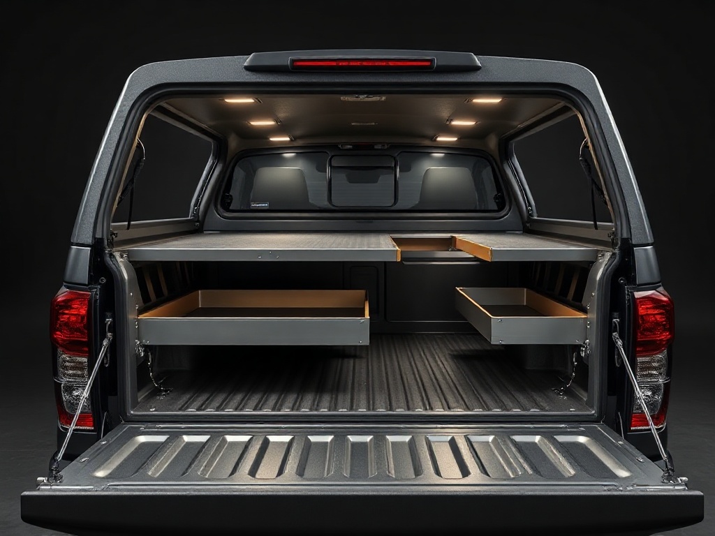 Internal slide-out drawers