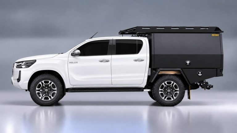 1800MM SERVICE BODY H180185-2D-B on Toyota Hilux