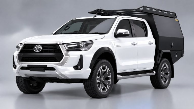 1800MM SERVICE BODY H180185-2D-B on Toyota Hilux