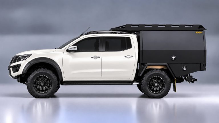 1800MM SERVICE BODY H180185-2D-B on Nissan Navara