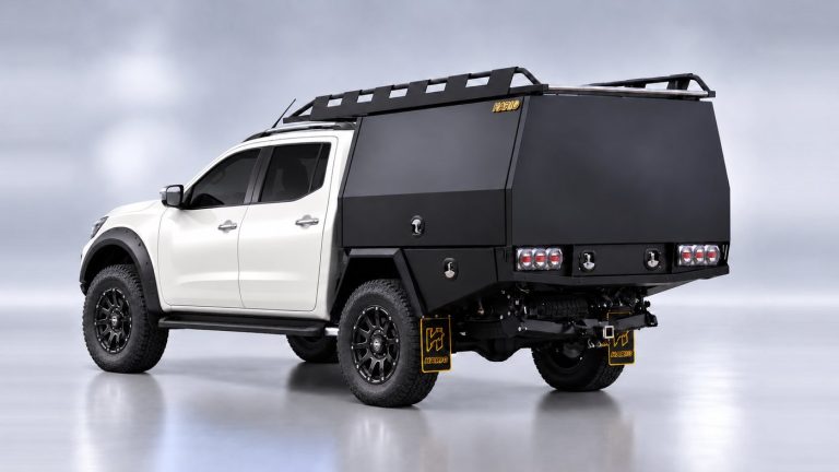 1800MM SERVICE BODY H180185-2D-B on Nissan Navara