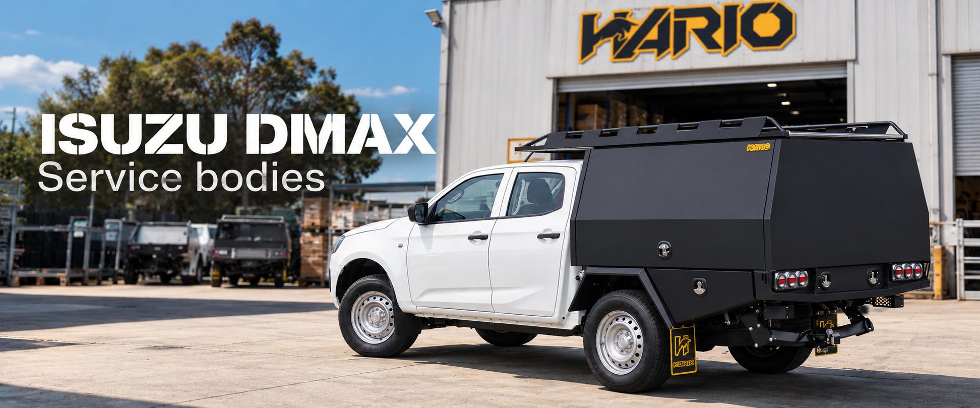 Isuzu D-Max service bodies by UTE HARIO